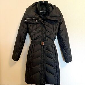 Marc New York Andrew Marc Black Down Puffer Coat w/ Inner Bib - Size M (EUC)